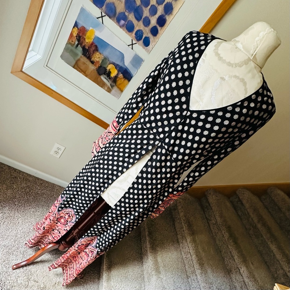 Indian Open-front kurta dress maxi